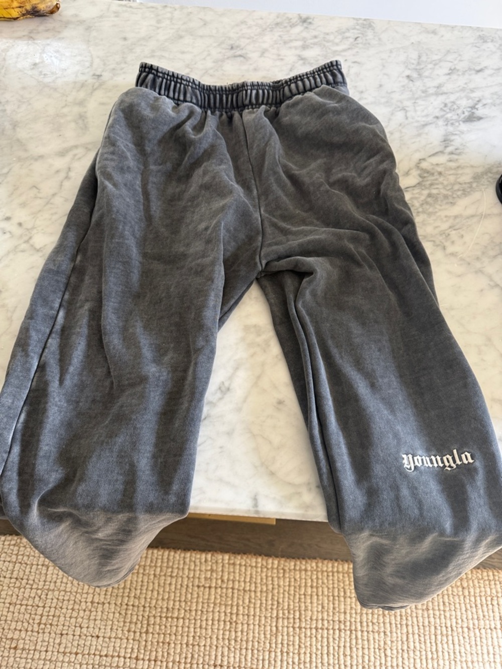 YoungLA Charcoal Gray Jogger Sweatpants